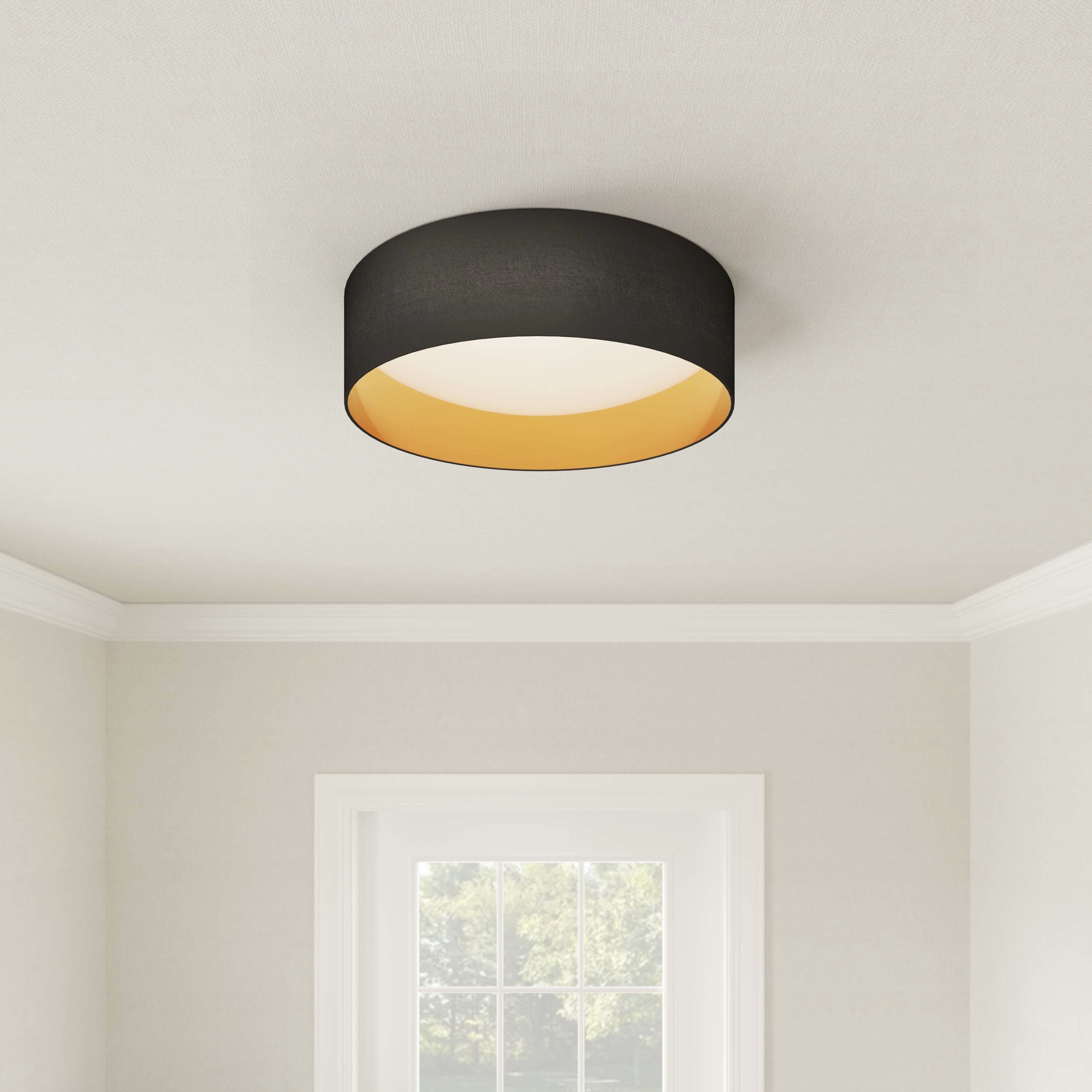 Rosata LED 16 inch Burnished Gold Flush Mount Ceiling Light